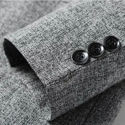 Men’s Textured Single-Breasted Blazer