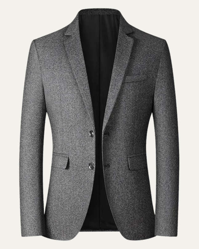Men’s Textured Single-Breasted Blazer