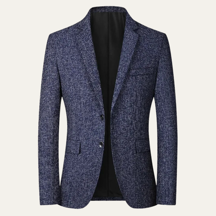 Men’s Textured Single-Breasted Blazer