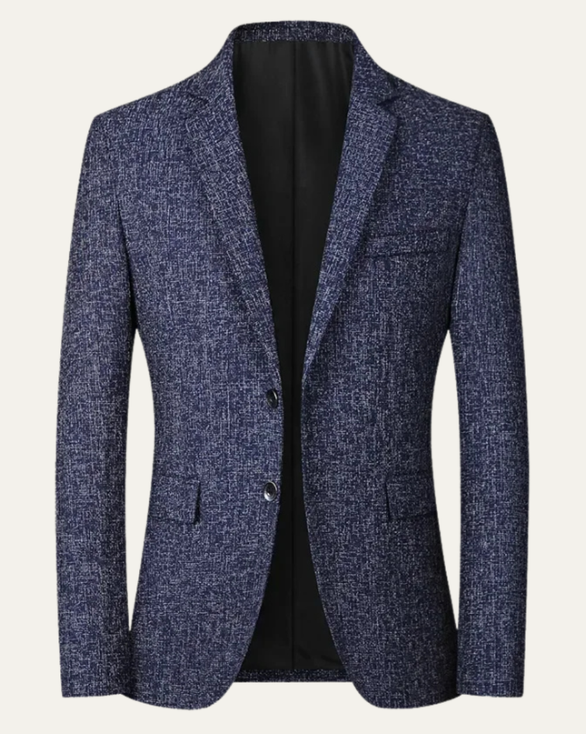 Men’s Textured Single-Breasted Blazer