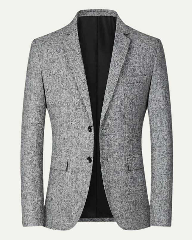 Men’s Textured Single-Breasted Blazer