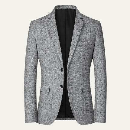 Men’s Textured Single-Breasted Blazer