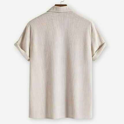 Men’s Textured Sleeve Polo