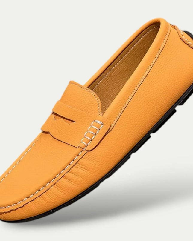 Men’s Textured Slip-On Loafers
