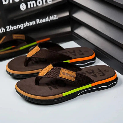 Men’s Textured Strap Flip Flops