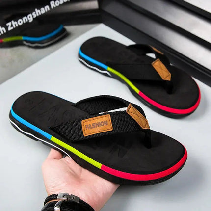 Men’s Textured Strap Flip Flops