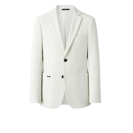 Men’s Textured Two Button Blazer
