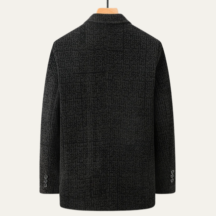 Men’s Textured Two-Button Tailored Blazer