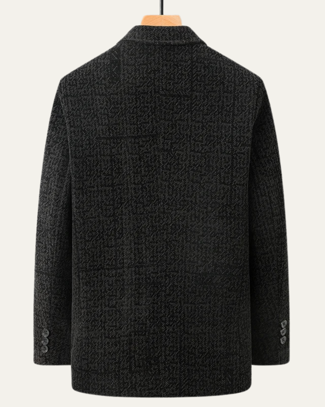 Men’s Textured Two-Button Tailored Blazer