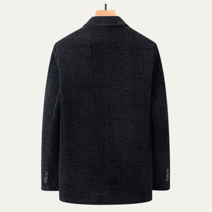 Men’s Textured Two-Button Tailored Blazer