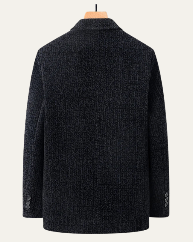 Men’s Textured Two-Button Tailored Blazer