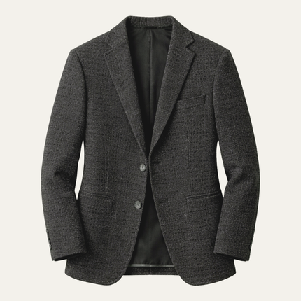 Men’s Textured Two-Button Tailored Blazer