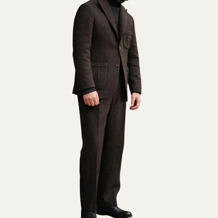 Men’s Textured Two-Piece Tailored Set