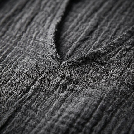Men’s Textured V-Neck Long Sleeve Shirt