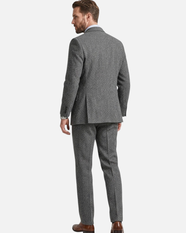 Men’s Three-Piece Heritage Texture Suit Set