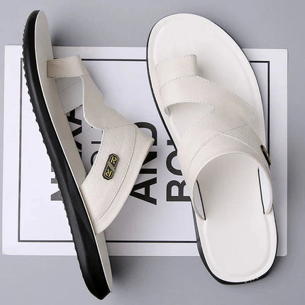 Men’s Toe Loop Strap Slide Sandals