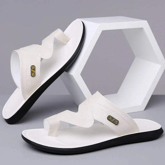Men’s Toe Loop Strap Slide Sandals