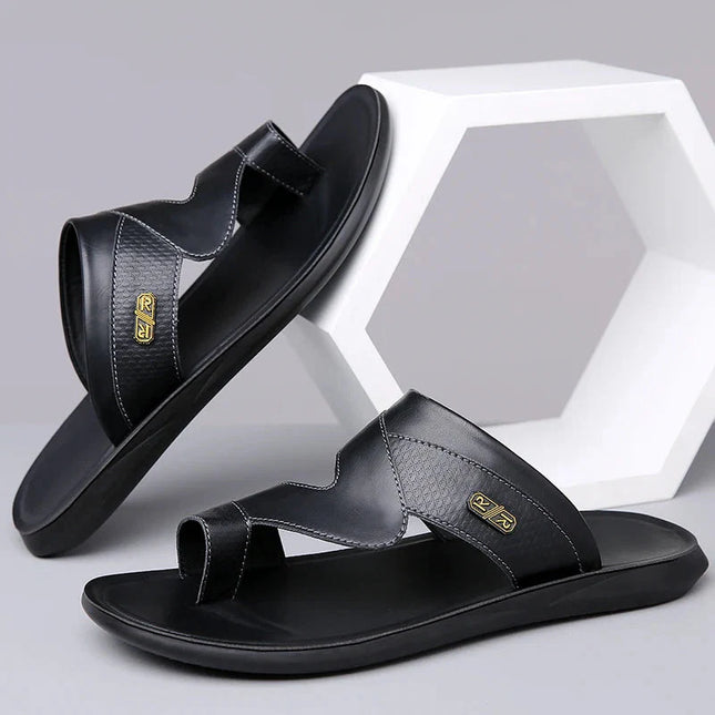 Men’s Toe Loop Strap Slide Sandals