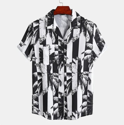 Men’s Tropical Print Resort Shirt