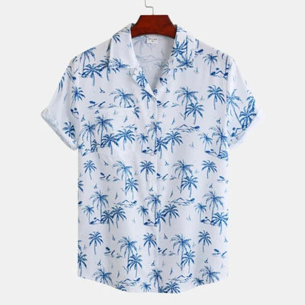 Men’s Tropical Print Resort Shirt
