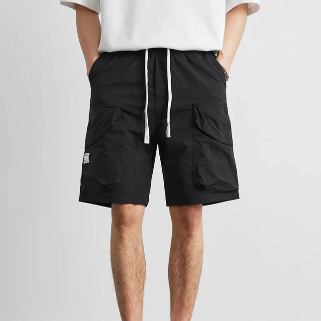 Men’s Utility Drawstring Cargo Shorts