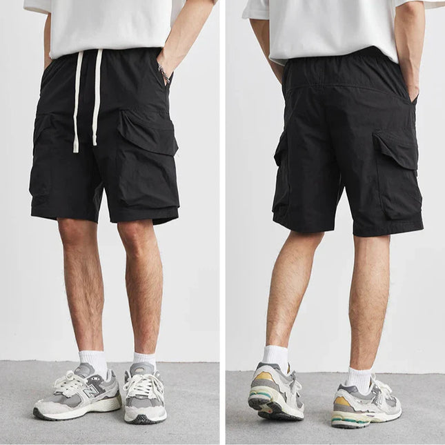 Men’s Utility Drawstring Cargo Shorts