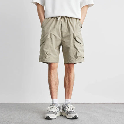 Men’s Utility Drawstring Cargo Shorts