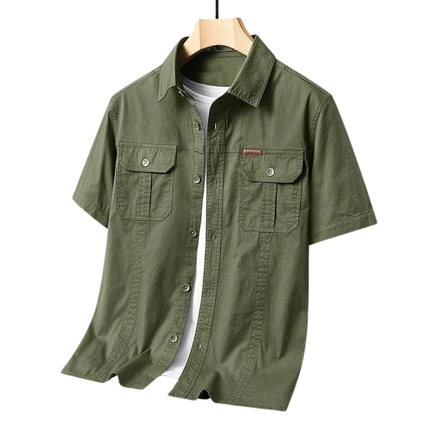 Men’s Utility Shirt – Short Sleeve Button-Up