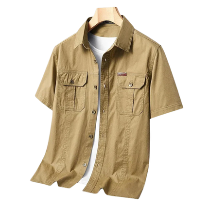 Men’s Utility Shirt – Short Sleeve Button-Up