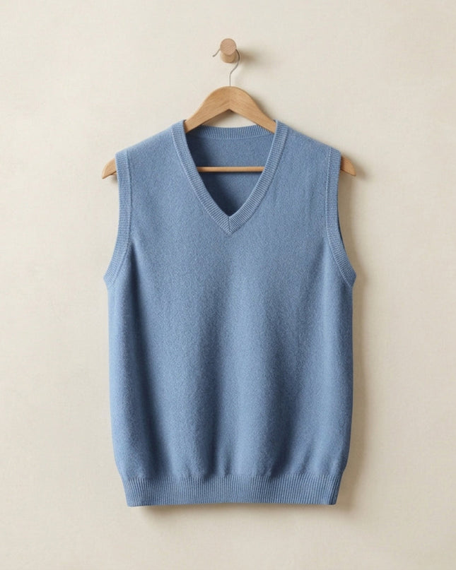 Men’s V Neck Knit Vest