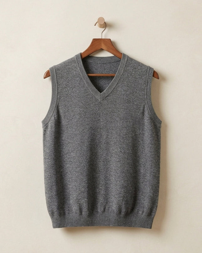Men’s V Neck Knit Vest