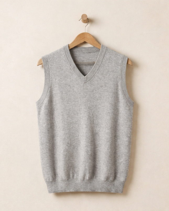 Men’s V Neck Knit Vest