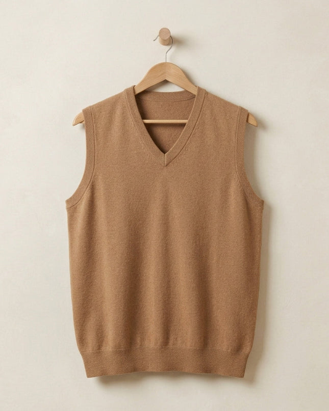 Men’s V Neck Knit Vest
