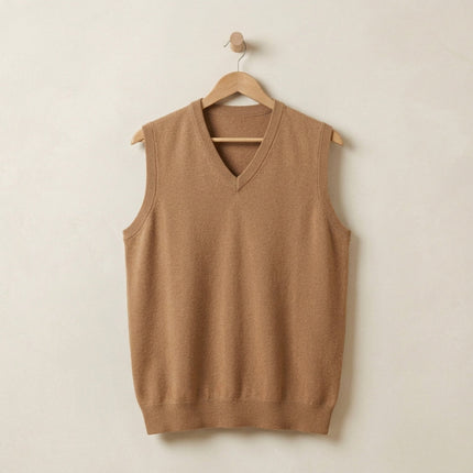 Men’s V Neck Knit Vest