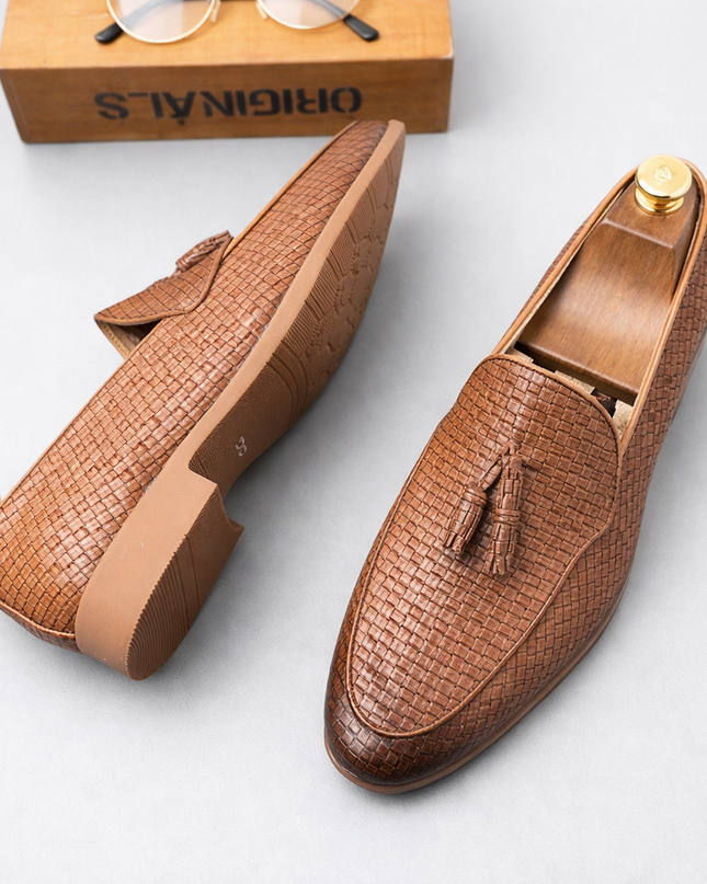 Men’s Verona Woven Tassel Loafers
