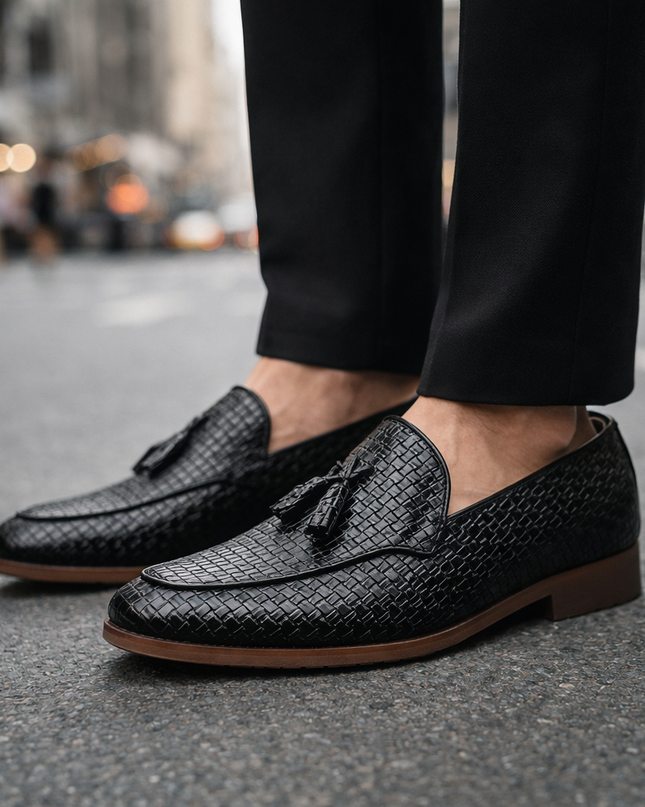 Men’s Verona Woven Tassel Loafers