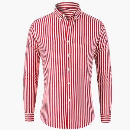 Men’s Vertical Stripe Slim Fit Shirt