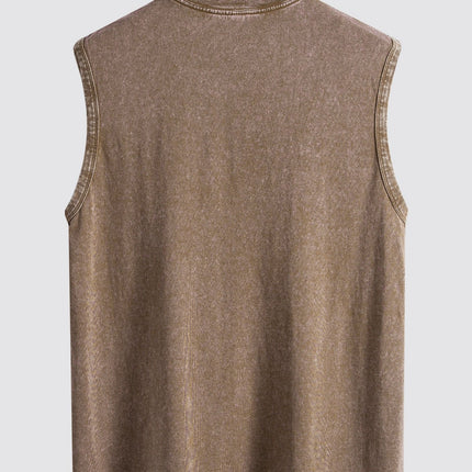 Men’s Vintage Wash Sleeveless T-Shirt