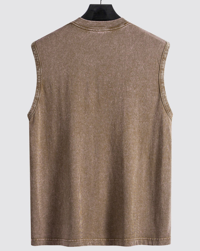 Men’s Vintage Wash Sleeveless T-Shirt
