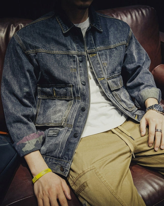Men’s Washed Denim Jacket