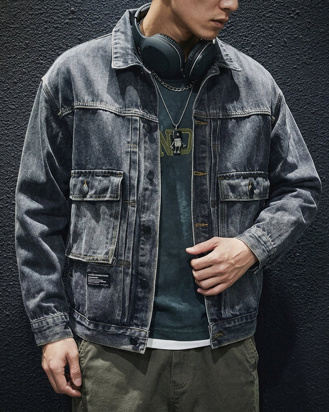 Men’s Washed Denim Jacket