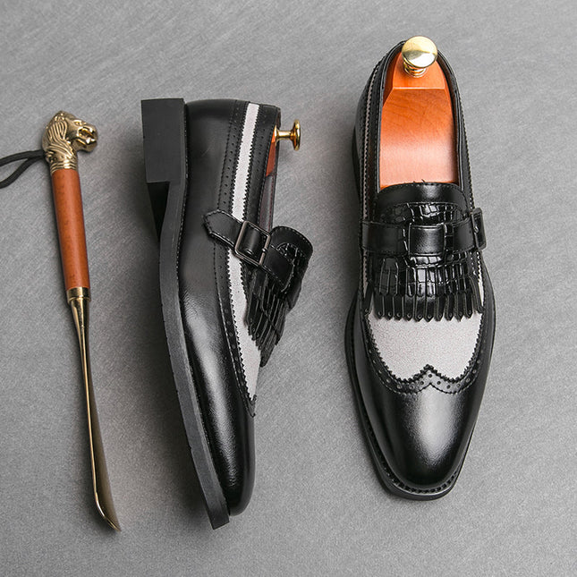 Men’s Windsor Fringe Monk Loafers