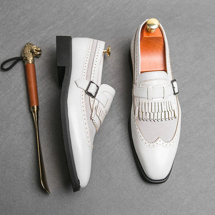 Men’s Windsor Fringe Monk Loafers