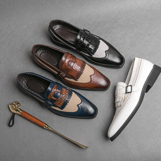 Men’s Windsor Fringe Monk Loafers