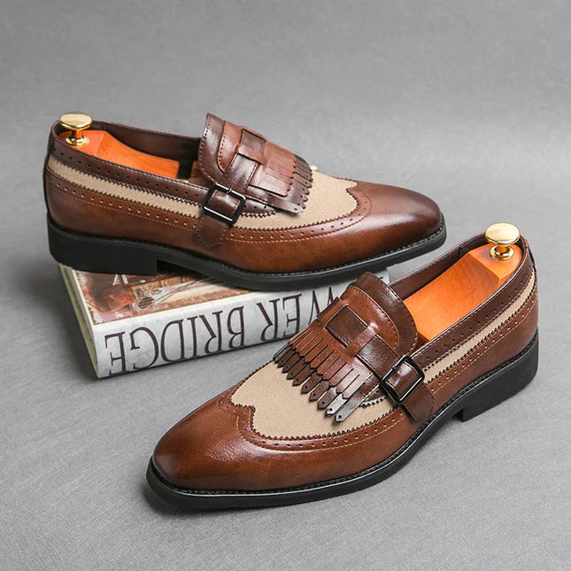 Men’s Windsor Fringe Monk Loafers