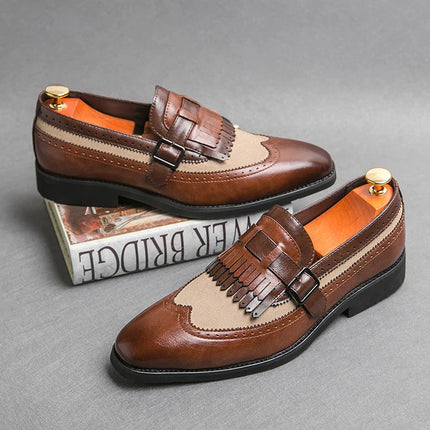 Men’s Windsor Fringe Monk Loafers