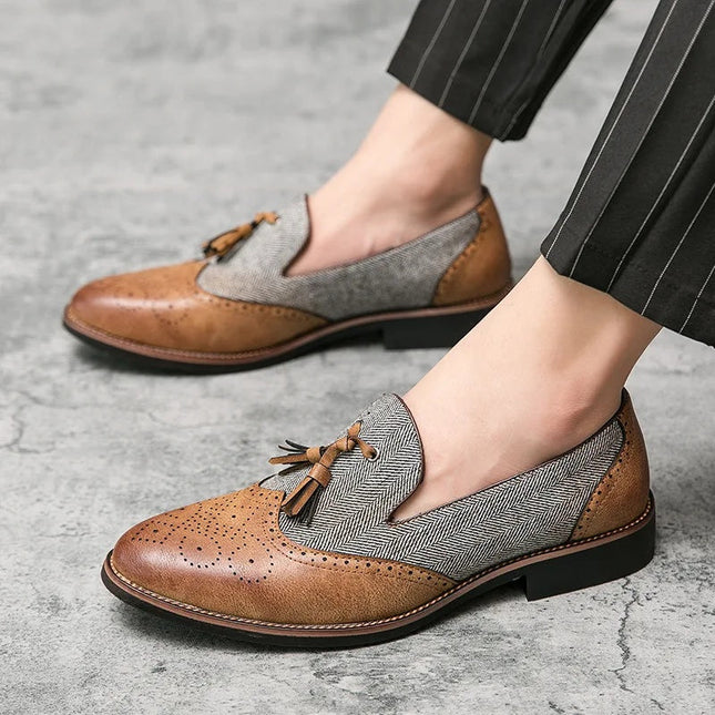 Men’s Windsor Tassel Wingtip Loafers