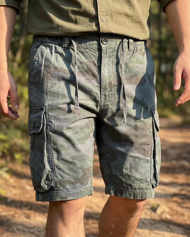 Men’s Woodland Camo Cargo Shorts