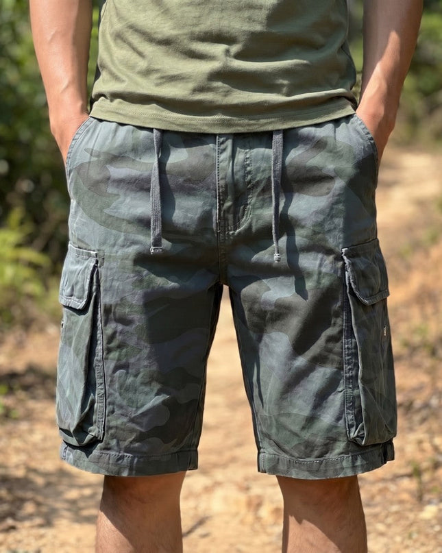 Men’s Woodland Camo Cargo Shorts