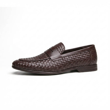 Men’s Woven Penny Loafers